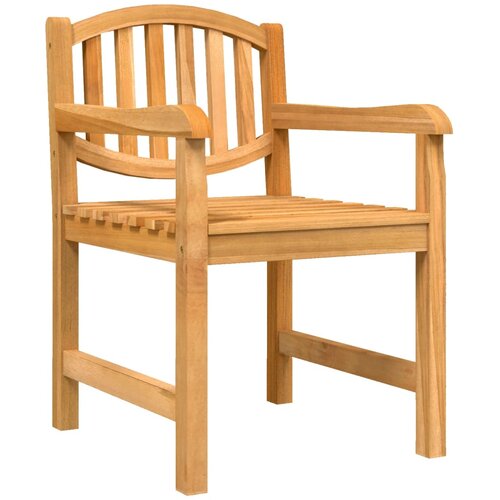  Vrtne stolice 8 kom 58 x 59 x 88 cm od masivne tikovine Slike