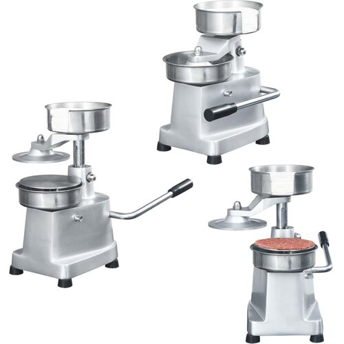 vidaXL Stiskalnica za hamburgerje s 500 papirji aluminij 13 cm Cene