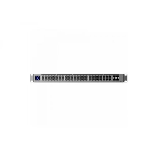 Ubiquiti 48-port, Layer 3 switch 2.5 GbE and PoE++ output, 16x 2.5 GbE ports including (8) PoE+ and (8) PoE++, GbE ports including (24) PoE+ and (8) PoE++, 4x 10G SFP+ ports. Can power devices with up to 720W Cene