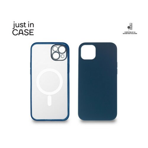 Just in case 2u1 extra case mag plus paket plavi za iPhone 14 Plus ( MAGPL109BL ) Slike