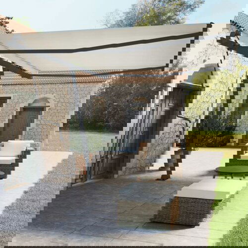 VidaXL Set stupa za tendu antracit 450x245 cm željezo Slike