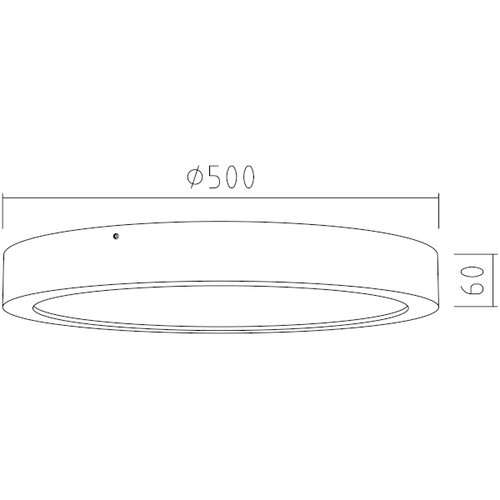  APLED - LED plafonsko svetlo RONDO LED/48W/230V prečnik 50 cm hrast Slike