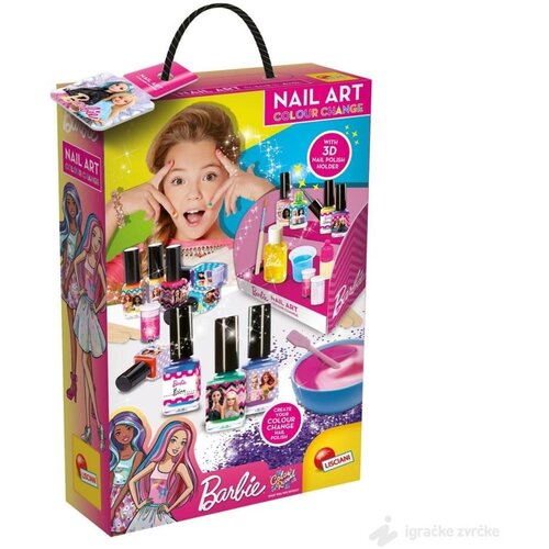 Lisciani Barbie Set za sređivanje noktiju COLOR CHANGE Slike