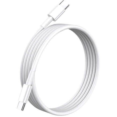 NIKCORP Kabel USB C na USB C za hitro polnjenje 60W in prenos podatkov, vzdržljiv in upogljiv, dolžina 1.8 m, bel, (5000276499) Cene