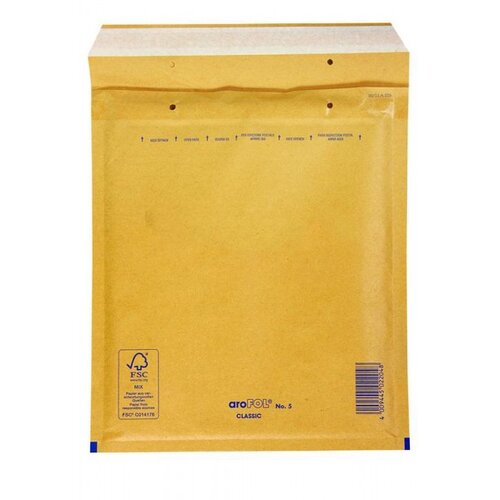  Kuverta K &amp;scaron;t.10, oblazinjena, 350 x 470 mm, rjava, 10 kosov Slike