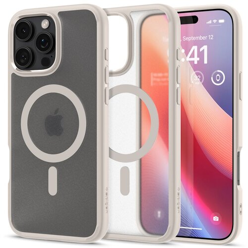 Spigen ULTRA HYBRID MAG ZA MAGSAFE OVITEK ZA IPHONE 16 PRO TITANIUM, (21971117) Cene