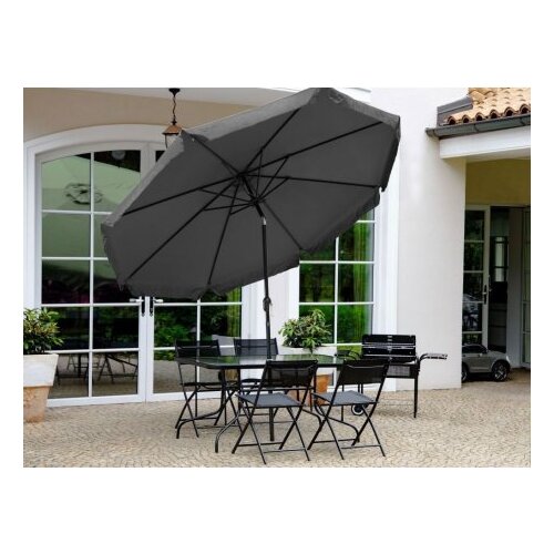 Bolzz Veliki 3m suncobran sa nagibom Dark grey Slike
