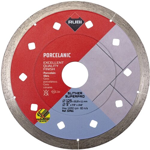 Rubi 32961 dijamantska ploča za porcelan, 125mm Slike
