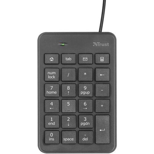 Trust 22221 numeric keypad Laptop /PC USB Black Slike