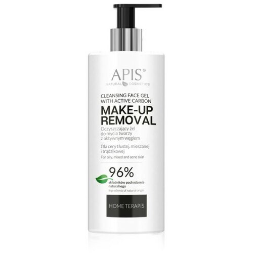 Apis Natural Cosmetics home terapis gel za čišćenje lica sa aktivnim ugljem 300ml Slike