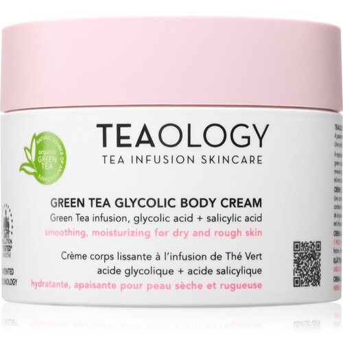 Teaology Green Tea Glycolic Body Cream vlažilna krema za telo z gladilnim učinkom 260 ml Cene