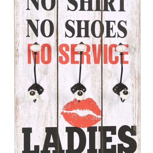 vidaXL zidna vje&scaron;alica za kapute sa 6 kuka men ladies 120 x 40 cm Cijene
