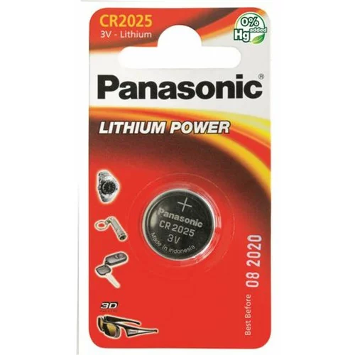 Panasonic baterije CR-2025EL/1B Lithium Coin