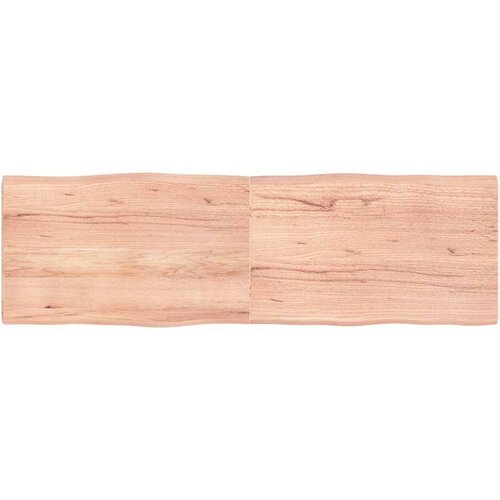 Stolna ploča svjetlosmeđa 160x50x(2-4) cm obrađena hrastovina Slike
