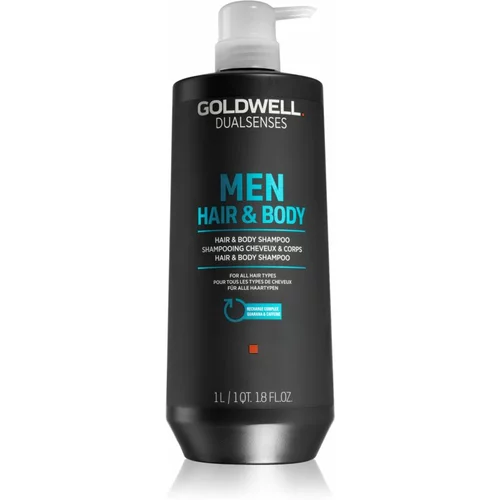 Goldwell Dualsenses For Men Hair & Body šampon za lase in telo 1000 ml za moške