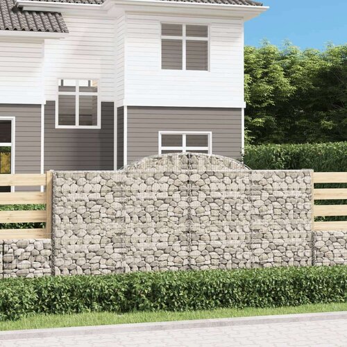  Lučne gabionske košare 4 kom 300x30x140/160cm pocinčano željezo Cijene