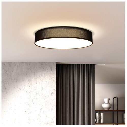 solight WO8014 - PENLEY prigu&scaron;iva LED plafonska lampa 48W/230V sa daljinskim upravljačem, prečnik 40 cm, crna Cene
