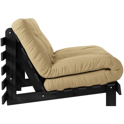 Karup Design Senf žuta sklopiva sofa 140 cm Roots Black Night &amp;ndash; Slike