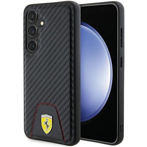 Ferrari CARBON &Scaron;IVANO SPODNJE OVITE ZA SAMSUNG GALAXY S24 ČRNO, (21898828) Cene