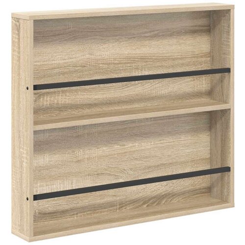  Polica za časopise s policom 2 pcs Sonoma hrast 80 x 12 x 70 cm Slike