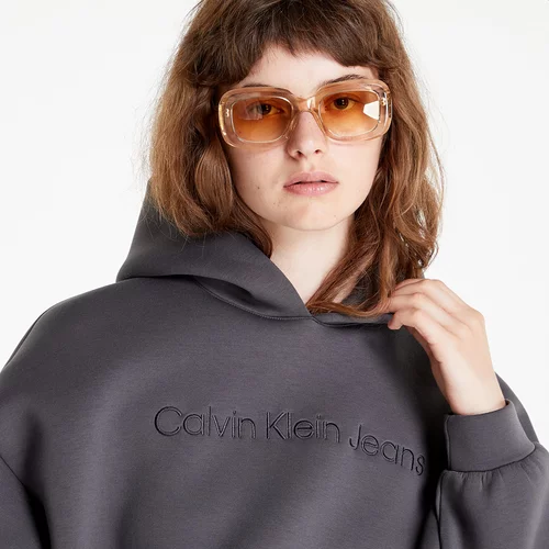 Calvin Klein Jeans Embroidery Spacer Hoodie