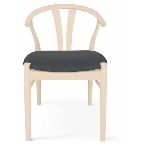 Hammel Furniture Crna/natur blagovaonska stolica Frida -