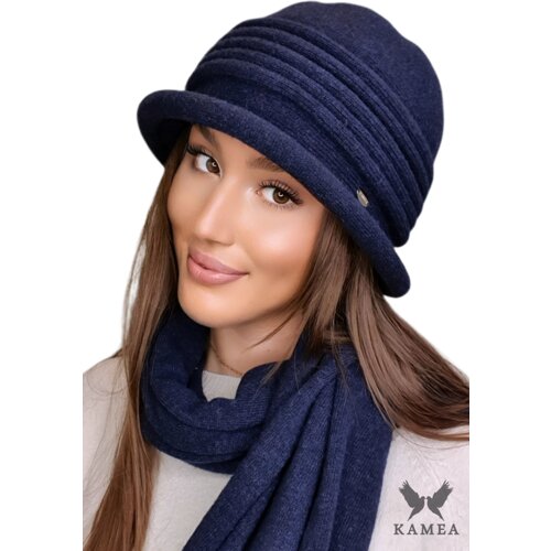 Kamea Ženska kapa _Hat_K.18.055.12_Navy_Blue Slike