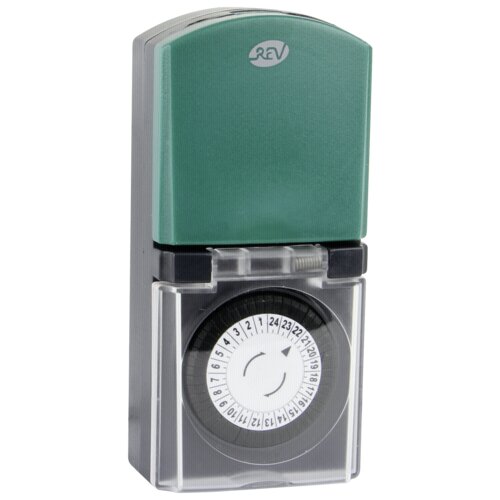 REV timer mechanisch black/green Slike