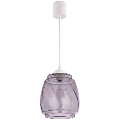 Brilagi LED luster na sajli RETRO GLASS 1xE27/60W/230V prečnik 26 cm bela/dimno siva Slike