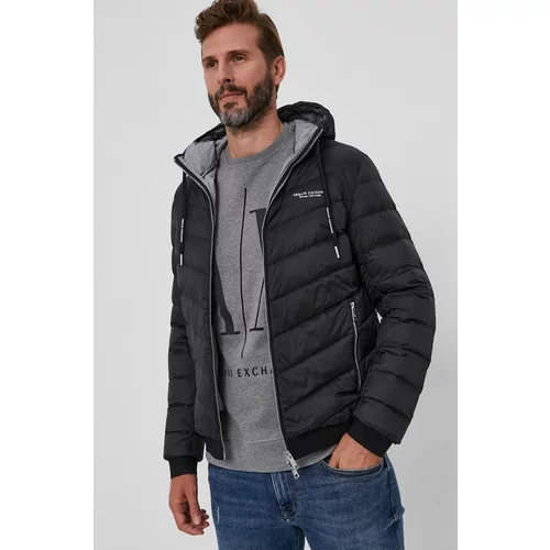 Armani_Exchange Pernata jakna za muškarce, boja: crna