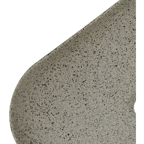  umivaonik sivi pravokutni 48x37,5x13,5 cm keramički Slike