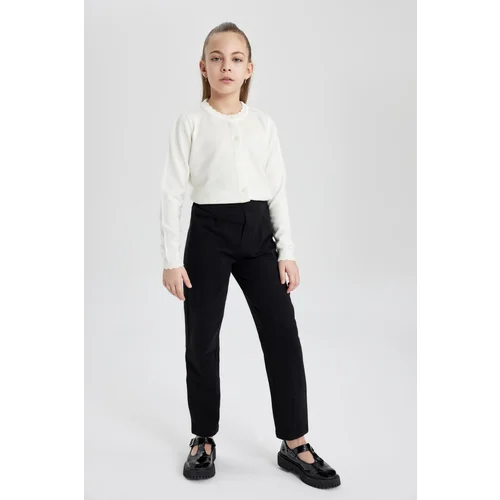 Defacto Girl's Straight Fit Trousers