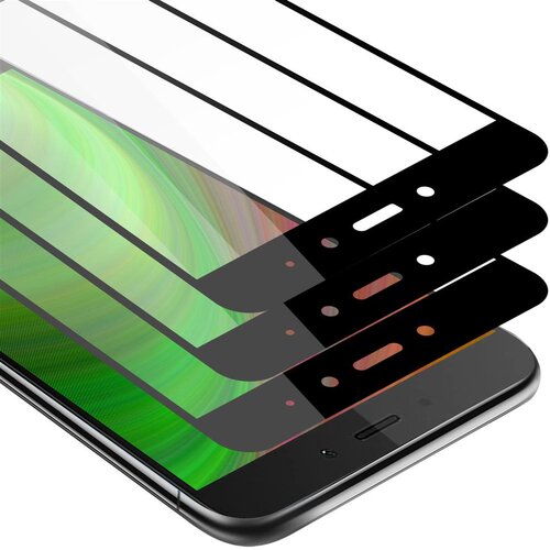Cadorabo Xiaomi RedMi NOTE 4 - Za&scaron;čitna folija v transparentno s čarno - 3-pack Kaljeno steklo za za&scaron;čito zaslona s trdoto 9H in 3D dotikom, (20562923) Cene