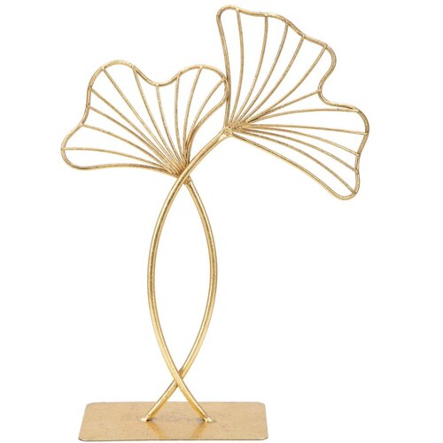 Mauro Ferretti Dekoracija v zlati barvi Leaf Glam, višina 35 cm Cene
