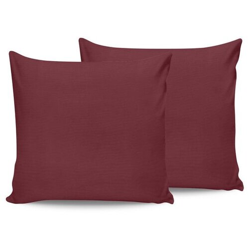  Maroon Maroon Pillowcase Set (2 Pieces) (DE) Cene