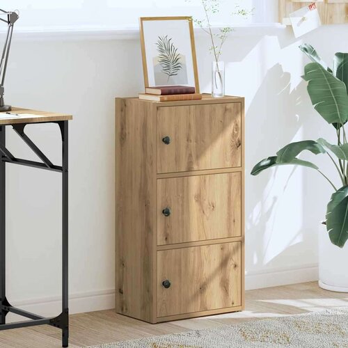 VidaXL Regal za knjige boja hrasta 40x24x77 cm konstruirano drvo Slike
