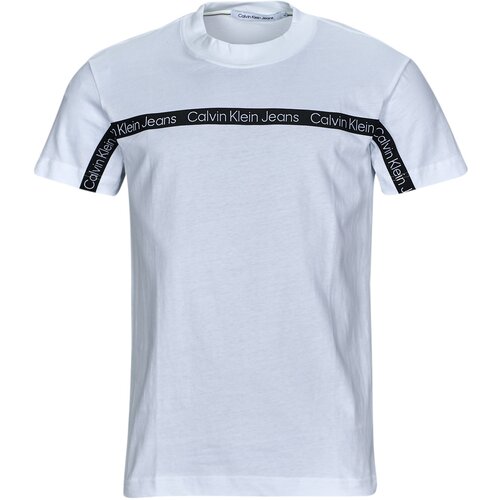 Calvin Klein Jeans LOGO TAPE TEE Bijela Slike