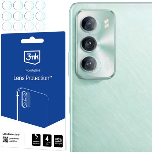 3mk LEČA PROTECTION ZA&amp;Scaron;ČITNO STEKLO ZA OPPO RENO 12 - POKROV ETUIJA, (21975925) Slike