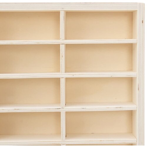  Drvena kolekcionarska vitrina s 56 odjeljaka 40x4,5x60 cm Slike