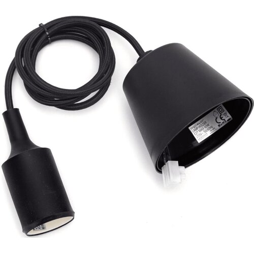 Aigostar Napajajući kabl 1xE27/60W/250V crni Slike