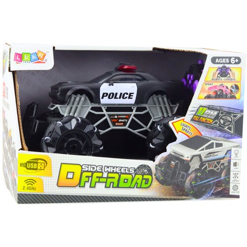 Lean Toys Daljinsko voden policijski terenski avto z lučmi in dimnim učinkom 1:16 Slike