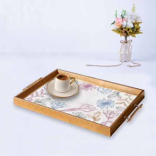 Aberto Design Poslužavnik TPEA9791 50 x 29 x 3.5 cm, Šareni Cene