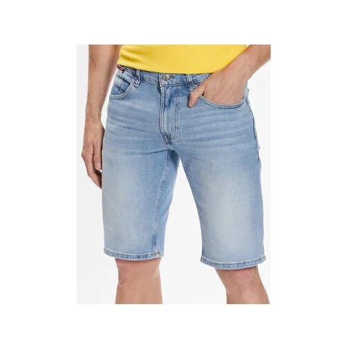 Tommy Jeans Jeans kratke hlače Ronnie DM0DM16150 Modra Relaxed Fit