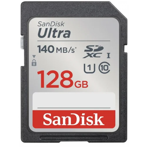 San Disk Spominska kartica SDXC 128GB Ultra, 140MB/s, UHS-I, C10