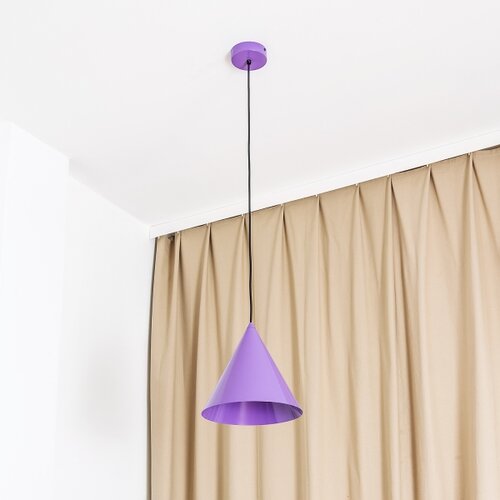  Visilica na sajli ETNA II 1xE27/15W/230V, prečnik 25 cm, ljubičasta Slike