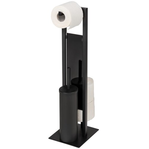 Wenko 25400100 - WC četka RIVALTA 18x70 cm crna Slike
