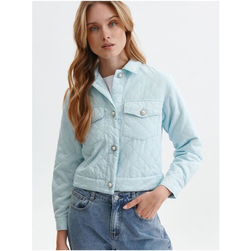 Top Secret Light blue women's quilted light jacket - Women Cene