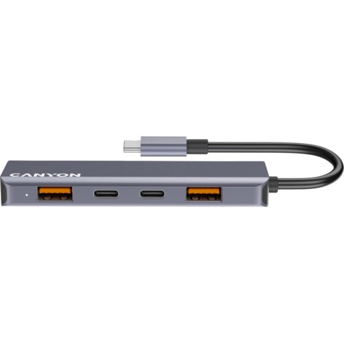  hub DS-18 5in1 USB-C Grey Cene