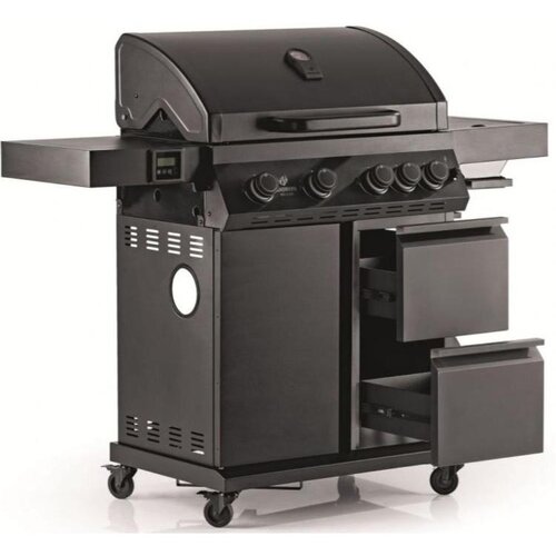 Landmann Plinski roštilj Cool Black 4.1 Maxx (Površina za pečenje (Š x D): 76 x 41 cm, Broj plamenika: 4 Kom.) Cene