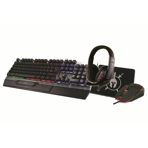 MS Industrial ELITE C500 4U1 slušalice, tastatura, miš i podloga Cene